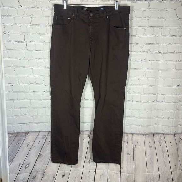 Adriano Goldschmied Jeans Men's 36x32 The Graduate Tailored Leg Chocolate READ - Picture 1 of 10
